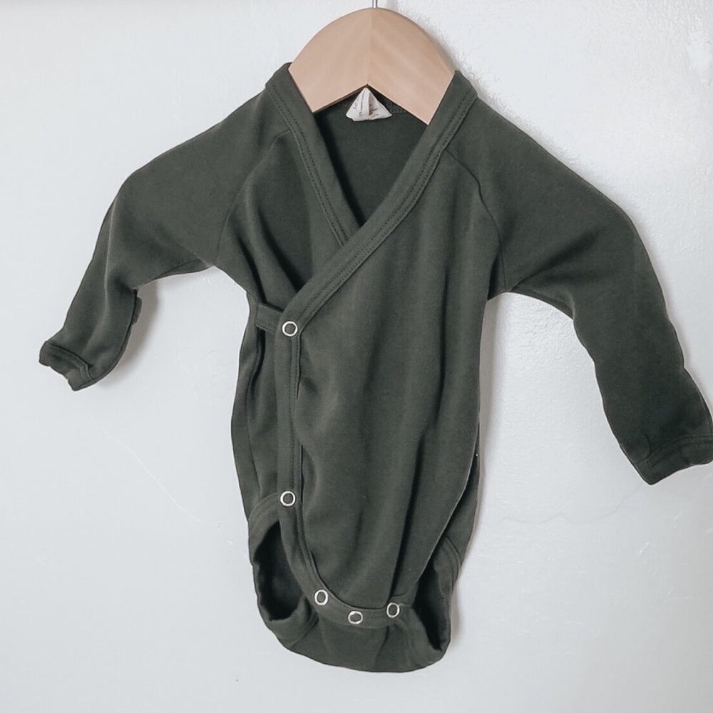 Kate Quinn wrap around onesie